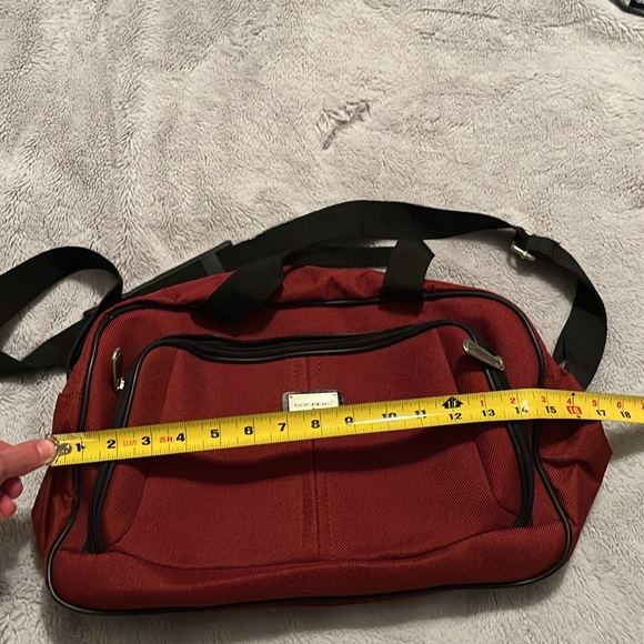 Burgundy Travel Duffel Bag - Picture 7 of 11
